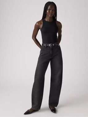 Levi’s Baggy Dad Black Jeans, 26